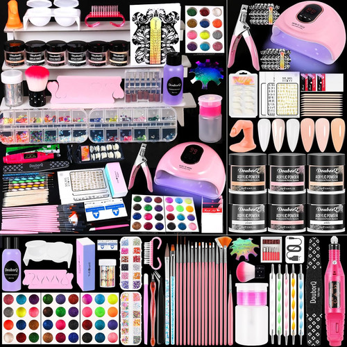 Kit unghie acrilico con - unghie,