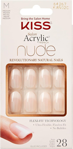 Acrylic french nude - french, nails